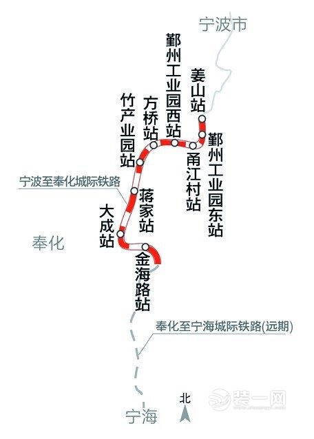 宁海城际轨道规划研究通过专家评审 沿线设6座站点